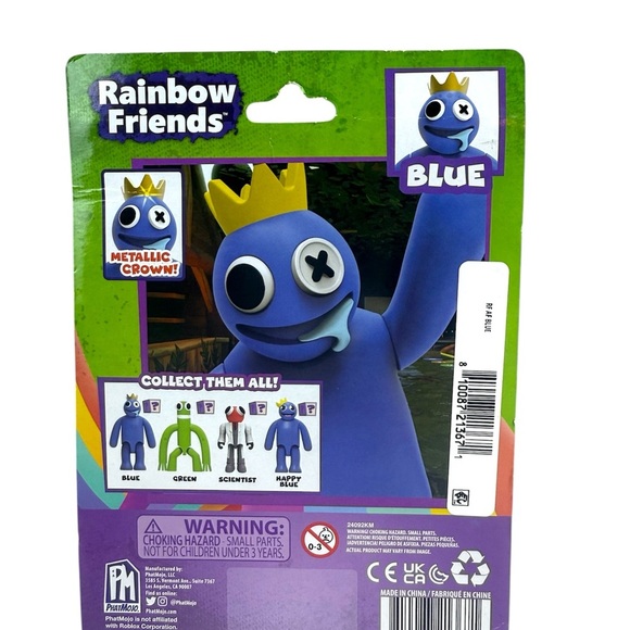 Rainbow Friends Blue‎ Action Figure 5" Series 1 PhatMojo New Sealed Toy - Picture 2 of 3